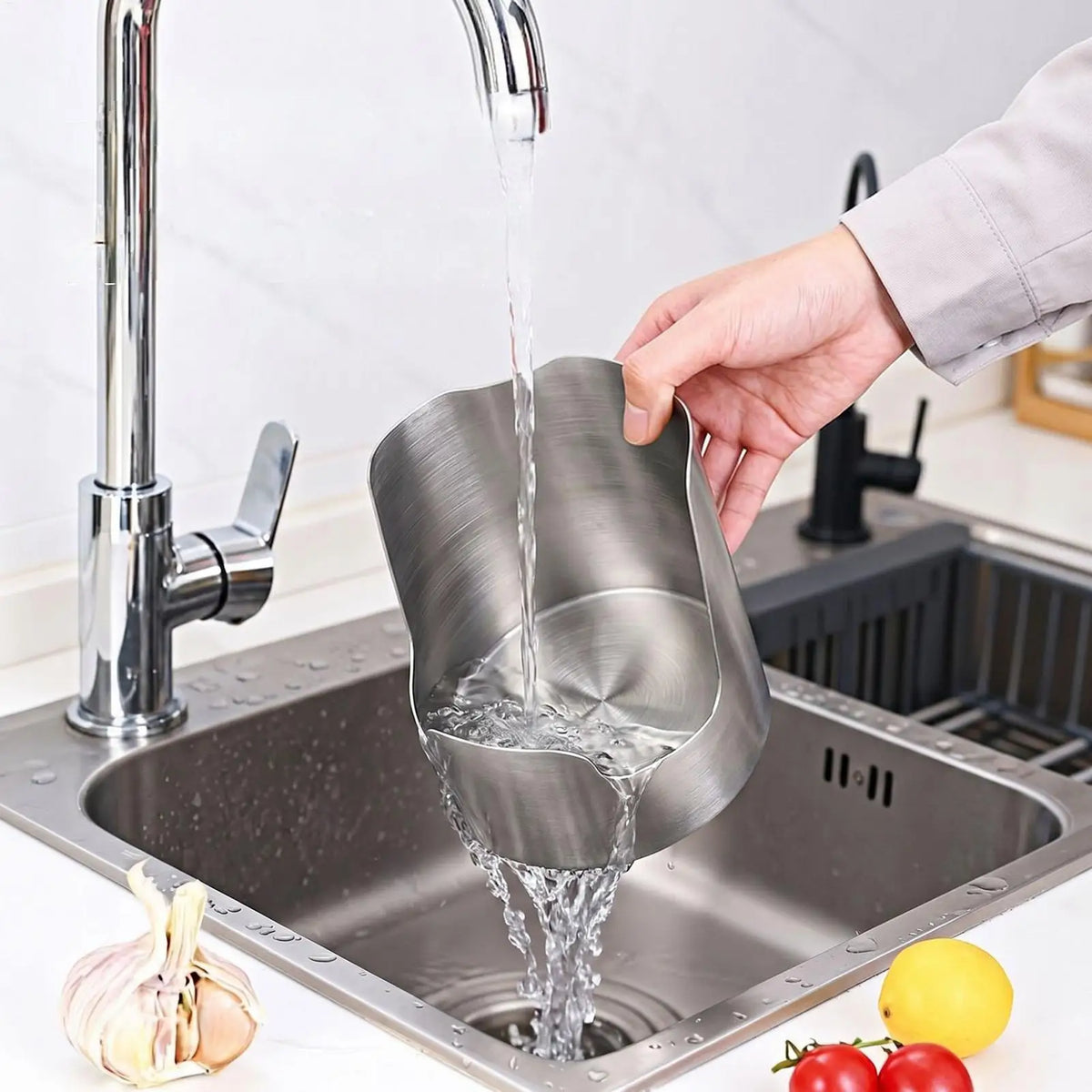 Stainless Steel Pot Lid & Spoon Rest Stand