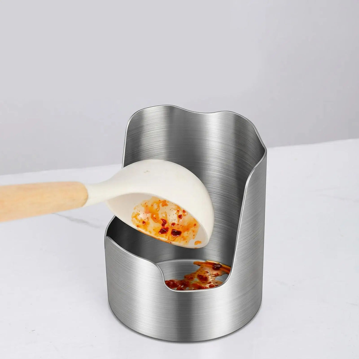 Stainless Steel Pot Lid & Spoon Rest Stand