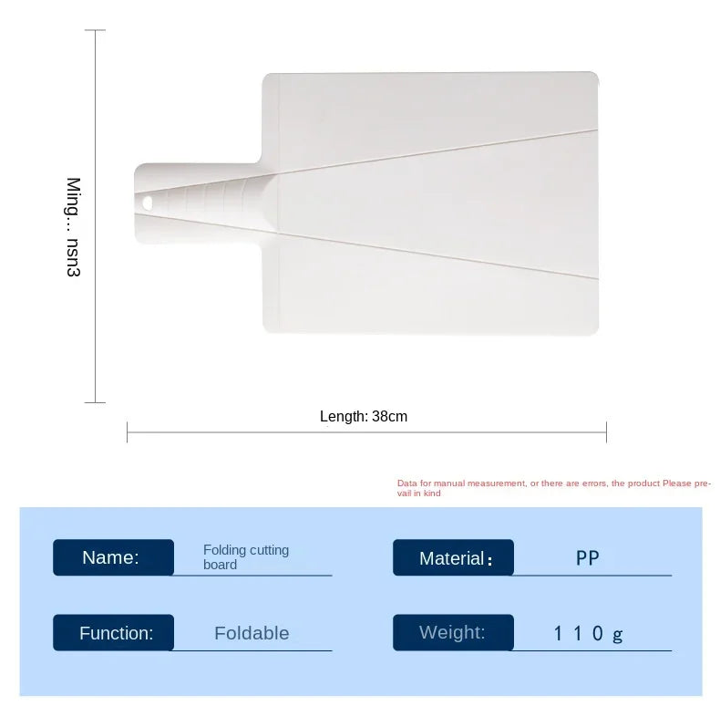 Foldable Chute Chopping Board